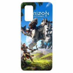 Чехол для Samsung A32 4G Horizon Zero Dawn Ela and mechanical dinosaur - PrintSalon