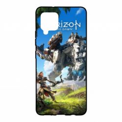 Чехол для Samsung A42 5G Horizon Zero Dawn Ela and mechanical dinosaur - PrintSalon