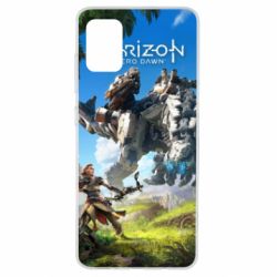 Чехол для Samsung A51 Horizon Zero Dawn Ela and mechanical dinosaur - PrintSalon