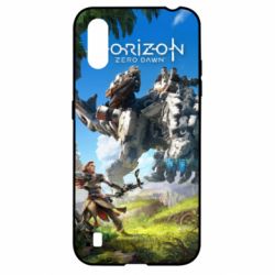 Чехол для Samsung A01/M01 Horizon Zero Dawn Ela and mechanical dinosaur - PrintSalon