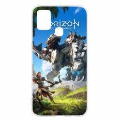 Чехол для Samsung M31 Horizon Zero Dawn Ela and mechanical dinosaur - PrintSalon