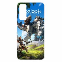 Чехол для Huawei P Smart 2021 Horizon Zero Dawn Ela and mechanical dinosaur - PrintSalon
