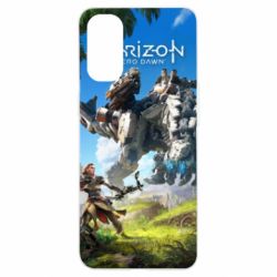 Чехол для Oppo Reno 4 Horizon Zero Dawn Ela and mechanical dinosaur - PrintSalon