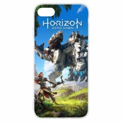 Чехол для iPhone 8 Horizon Zero Dawn Ela and mechanical dinosaur - PrintSalon