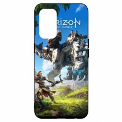 Чехол для Oppo Reno 5 4G Horizon Zero Dawn Ela and mechanical dinosaur - PrintSalon