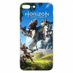 Чехол для iPhone 8 Plus Horizon Zero Dawn Ela and mechanical dinosaur - PrintSalon