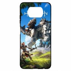 Чехол для Xiaomi Poco X3 Horizon Zero Dawn Ela and mechanical dinosaur - PrintSalon