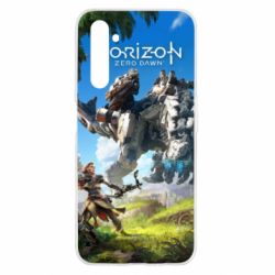 Чехол для Realme 6 Horizon Zero Dawn Ela and mechanical dinosaur - PrintSalon
