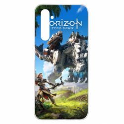 Чехол для Realme 6 Pro Horizon Zero Dawn Ela and mechanical dinosaur - PrintSalon