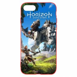 Чехол для iPhone SE 2022 Horizon Zero Dawn Ela and mechanical dinosaur - PrintSalon