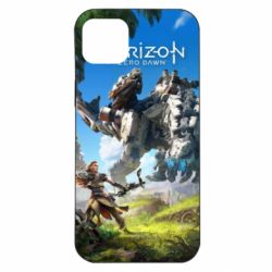 Чехол для iPhone 14 Plus Horizon Zero Dawn Ela and mechanical dinosaur - PrintSalon