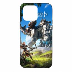 Чехол для iPhone 14 Pro Max Horizon Zero Dawn Ela and mechanical dinosaur - PrintSalon