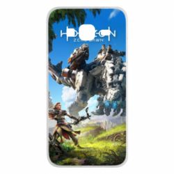 Чехол для Samsung J3 2016 Horizon Zero Dawn Ela and mechanical dinosaur - PrintSalon