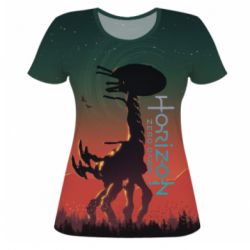 Женская футболка 3D Horizon Zero Dawn game - PrintSalon