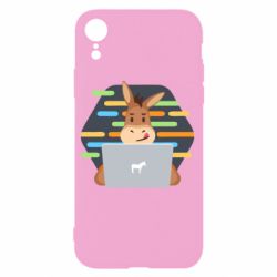 Чехол для iPhone XR Horse hacker - PrintSalon