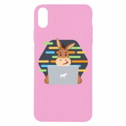 Чехол для iPhone Xs Max Horse hacker - PrintSalon