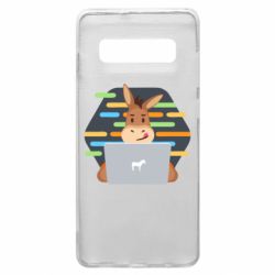 Чехол для Samsung S10+ Horse hacker - PrintSalon