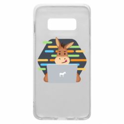 Чехол для Samsung S10e Horse hacker - PrintSalon