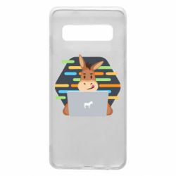 Чехол для Samsung S10 Horse hacker - PrintSalon