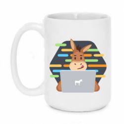 Чашка 420ml Horse hacker - PrintSalon