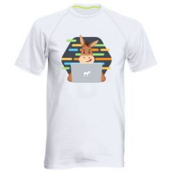 Мужская футболка для спорта Horse hacker - PrintSalon