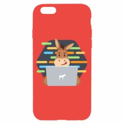 Чехол для iPhone 6/6S Horse hacker - PrintSalon