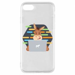 Чехол для iPhone 8 Horse hacker - PrintSalon