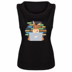 Женская майка Horse hacker - PrintSalon