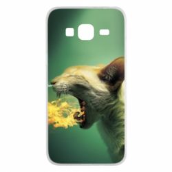 Чохол для Samsung J3 2016 Hot cat - PrintSalon