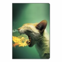 Блокнот з принтом Hot cat - PrintSalon