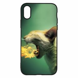 Чохол для iPhone X/Xs Hot cat - PrintSalon