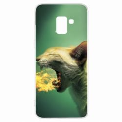Чохол для Samsung A8+ 2018 Hot cat - PrintSalon