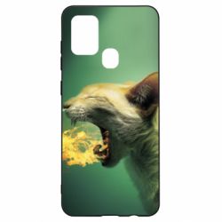 Чохол для Samsung A21s Hot cat - PrintSalon