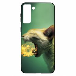 Чохол для Samsung S21 Ultra Hot cat - PrintSalon