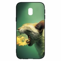 Чохол для Samsung J3 2017 Hot cat - PrintSalon