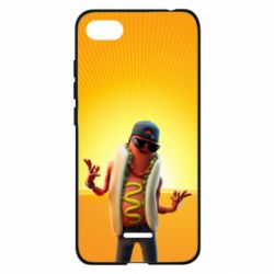 Чехол для Xiaomi Redmi 6A Hot Dog Man Fortnite