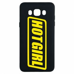 Чехол для Samsung J7 2016 HOT GIRL