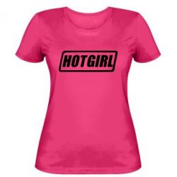 Женская футболка HOT GIRL