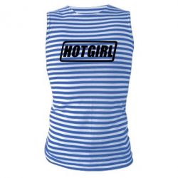 Майка-тельняшка HOT GIRL-PrintSalon Майка-тельняшка HOT GIRL