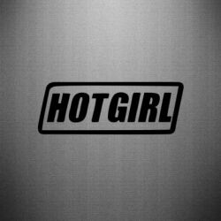 Наклейка HOT GIRL-PrintSalon Наклейка HOT GIRL
