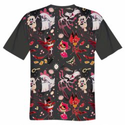 Чоловіча футболка 3D Hotel Hazbin art - PrintSalon