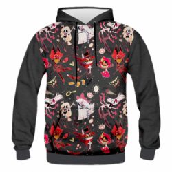 Чоловіче 3D худі Hotel Hazbin art - PrintSalon