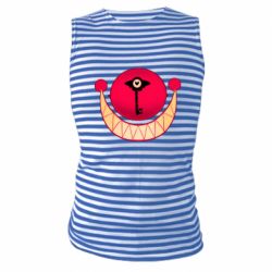 Майка-тельняшка Hotel Hazbin smile - PrintSalon