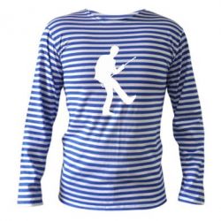 Тельняшка с длинным рукавом House танцует - PrintSalon