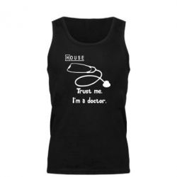 Мужская майка House trust me - PrintSalon