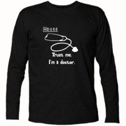 Футболка с длинным рукавом House trust me - PrintSalon