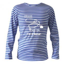 Тельняшка с длинным рукавом House trust me - PrintSalon