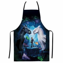Фартух з 3D принтом How to Train Your Dragon: The Hidden World - PrintSalon