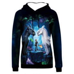 Жіноче 3D худі How to Train Your Dragon: The Hidden World