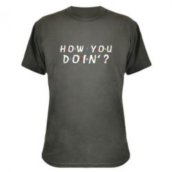 Камуфляжная футболка How you doin'? - PrintSalon
